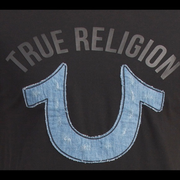 True Religion Denim Appliqué Tee - Picture 1 of 2